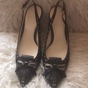 Brand new brown w/ Cream Trim Cole Hann Heels